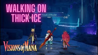 Visions Of Mana  Walking On Thick Ice  Side Quest Guide [upl. by Anirtap]