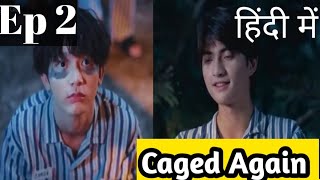 Caged Again Ep 2 Hindi ExplanationNew Thai BL series Hindi dubbed blseries [upl. by Ardnekat735]