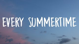 NIKI  Every Summertime Lyrics [upl. by Anaejer]