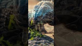 Marine Iguanas Natures Ocean Swimmers facts endangeredspecies [upl. by Auqenahs]