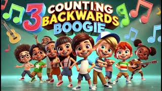 Counting Backwards Boogie A Dance Party of Numbers and Fun Cartoon Nursery Song  Children Rhymes [upl. by Semaj]