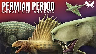 PERMIAN PERIOD animals size comparison and data Paleoart [upl. by Oir453]