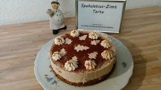 Weihnachtliche Spekulatius Zimt Torte  Rezept  Tutorial [upl. by Ttennej]