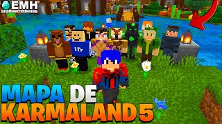 👉 EL MEJOR MAPA de KARMALAND 5 v1 para MINECRAFT PE ► BEDROCK EDITION [upl. by Inoek]