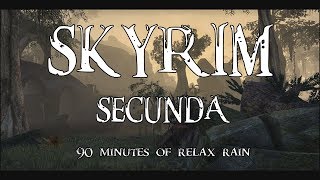 Skyrim  Secunda rainy 15 hour extended version [upl. by Wagshul]