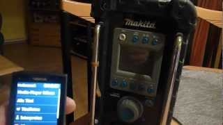 Makita bmr100 mit bluetooth Makita Baustellenradio umbau [upl. by Emanuela]