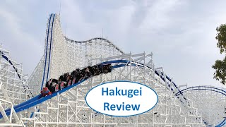 Hakugei Review  Nagashima Spa Land RMC Hybrid Coaster [upl. by Kacerek]