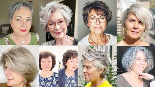 COUPES DE CHEVEUX POUR FEMMES 2024 DE 4060 ANS  COUPES CHEVEUX 2024 COURTS [upl. by Nosila494]