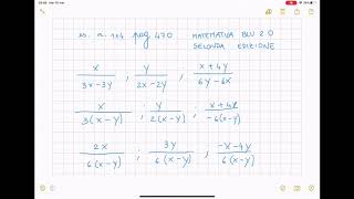 Frazioni algebriche lezione 5  ridurre allo stesso denominatore [upl. by Onairelav]