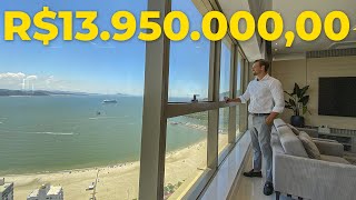 PRÉDIO DO NEYMAR DE SUPER LUXO COM A VISTA MAIS LINDA DE BALNEÁRIO CAMBORIÚ POR 14 MILHÕES [upl. by Haddad403]