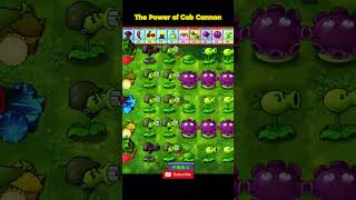 The power of Obsidian Cob Cannon🥶 pvz pvzfusion gaming plantsvszombies funny [upl. by Ardeed]