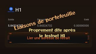 H1 AIRDROPS  SATOSHI DERNIER ETAP POUR LA LIAISONS DE VOS PORTEFEUILLE H1 [upl. by Aratas]