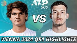 Thiago Seyboth Wild vs Pablo Carreno Busta  Vienna 2024 QR1  Highlights [upl. by Eniluap127]