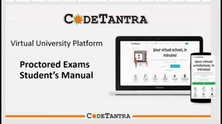 Online exam codetantra part1  how to login  system requirements supported browser and all [upl. by Lash893]