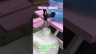 Homemade gravity fed water filter ￼￼￼ [upl. by Wolgast305]