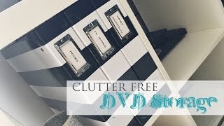 WEEKEND PROJECT  Organize DVDs Get Rid of Clutter [upl. by Eduj]