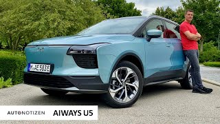 Aiways U5 ElektroSUV aus China im Alltags  Test  Review  2021 [upl. by Nylatsirk]