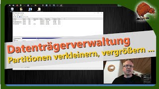 Datenträgerverwaltung in Windows – Partitionen aufteilen zusamenführenvergrößern verkleinern [upl. by Ttenna]