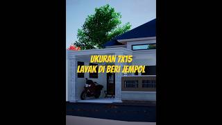 3 kamar Dilahan 7x15 Semoga Tahun Depan Kita Semua Dapat Mewujudkan Rumah Impian Kita shortsviral [upl. by Mavilia904]