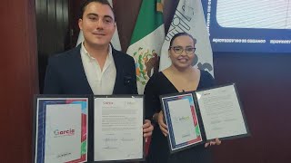 Firma alcalde de García convenio con el Instituto Estatal de Transparencia [upl. by Valerie543]