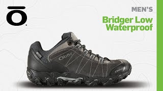 Mens Bridger Low Waterproof  Oboz Footwear [upl. by Zephan]