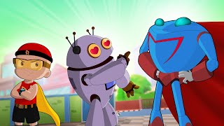 Mighty Raju  Robot Adventure with Spyro  Super Team  Cartoons for Kids in Hindi [upl. by Ainerol]