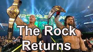 The Rock returns to the WWE for Roman Reigns or Cody Rhodes  Spoiler Warning [upl. by Zena]