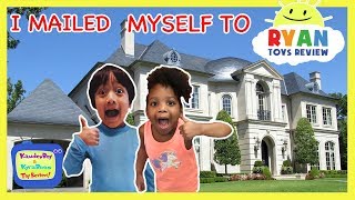 I MAILED MYSELF TO RYAN TOYSREVIEW to play with Ryans World Toys and It Worked  Toy Hunt skit [upl. by Reteip]