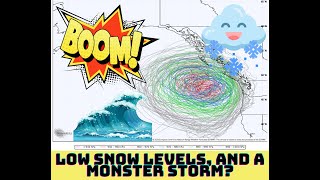 Pacific NW Cold Storm Low Snow Levels and Monster Storm in the Extended [upl. by Adev]