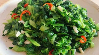 Bok choy recipe in 3 minutes delicious and healthy [upl. by Snilloc]