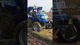 sonalika Rx 47 4wd with BkT Tyer Saktiman Rotavator🔥 [upl. by Ylram]