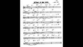 Autumn in New York  Play along  Backing track C key score violinguitarpiano [upl. by Hahsia]