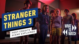 Stranger Things Season 3 PostCredits Scene Explained [upl. by Aslehc]