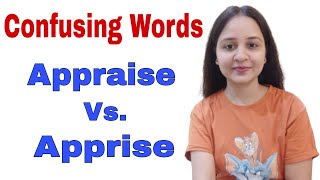 Appraise Vs Apprise  Most confusing words  What is the difference  Words Often Confused  English [upl. by Ryle]