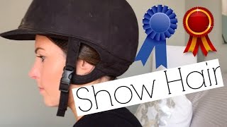 Horse Show Hair amp Giveaway Winner [upl. by Onej]