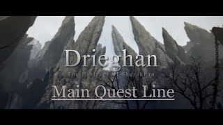 Black Desert  Drieghan  Main Quest Line [upl. by Alburga]