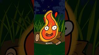 Calcifer from Howls Moving Castl🔥 My 2nd animation howlsmovingcastle calcifer animation doodle [upl. by Acceb]