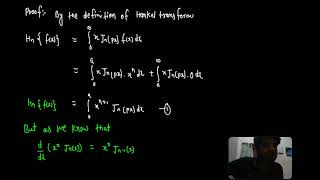 Lec6 quot Example of Hankel transformquot unit3 integraltransform  MSCpre Mgsu By sumit swami [upl. by Annhej]