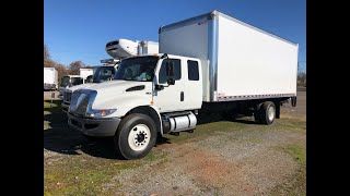 NON CDL Sleeper International MV with 26 Foot Box Product Review  Michael Olden of LeeSmith [upl. by Aisatana]