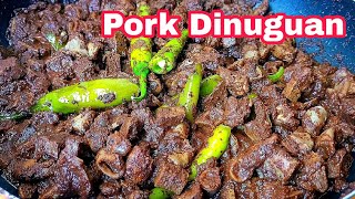 Pork Dinuguan Recipe  Dinuguang Laman Loob Ng Baboy  Dinardaraan Ilocano Style  Pork Blood Stew [upl. by Chariot550]