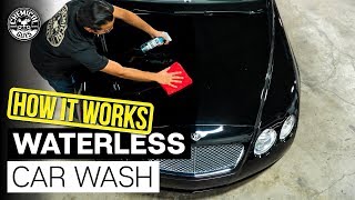 How Does Waterless Car Wash Work  Black Paint Bentley Continental GT  Chemical Guys Car Care [upl. by Oemor]