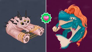 Rare Cataliszt and Rare Bowhead All Sounds and Animations My Singing Monsters [upl. by Leesen]