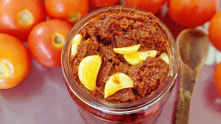 టమాట నిలువ పచ్చడి  DRIED TOMATO PICKLE RECIPE  How to make Tomato Pickle  தக்காளி ஊறுகாய் [upl. by Nitsruk578]