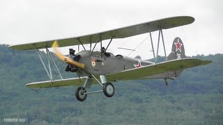 Polikarpov Po2 Kukuruznik  Airshow Ústí nad Labem 2020 [upl. by Anaeerb]