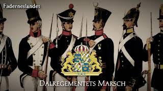 Kingdom of Sweden Military March  quotDalregementets Marschquot 1625  2000 [upl. by Atnovart330]