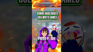 COMBO de HABILIDADES que UTILIZA GOLEMCITO GAMES en FREE FIRE 🔥golemcito [upl. by Munn]