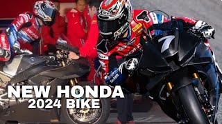 IMPRESSIVE New Honda Bike for 2024 Season Has Been Revealed in Jerez Test WorldSBK jereztest [upl. by Pillsbury]