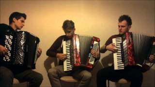 Coldplay  Viva La Vida Crazy Accordion Trio Cover [upl. by Bruce]