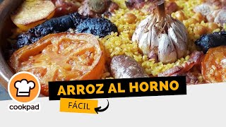 Arroz al horno 🥘 con morcilla de cebolla [upl. by Otxis]