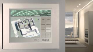 Ejemplo de Domotica en una vivienda con sistema KNX de JUNG [upl. by Frederique]